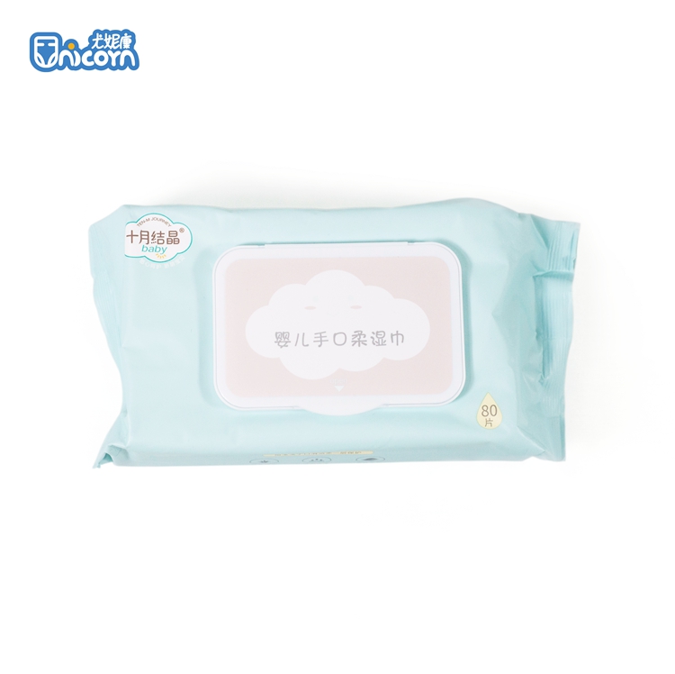 口柔湿巾80片1